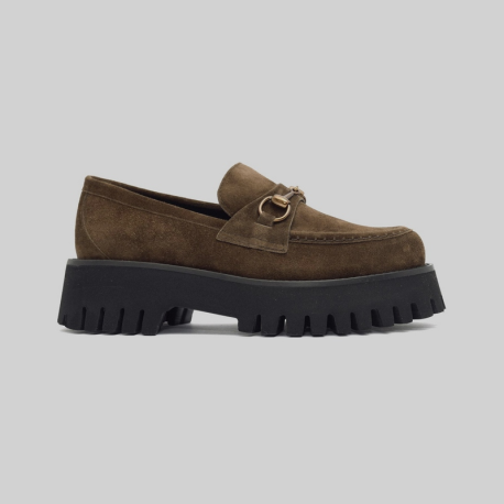 Mocasín Plataforma Light ALPE Ante VISÓN