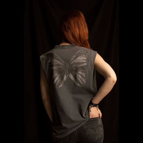 Camiseta MARCUS Butterfly GRIS FUNDIDO