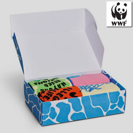HAPPY SOCKS WWF Gift Box 4Pack 41/46