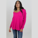 Jersey Pico Oversize VICOLO Punto FUCSIA