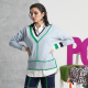Jersey Pico PAME CARRIONI Bandas CELESTE