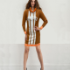Vestido PAME CARRIONI New York CAMEL