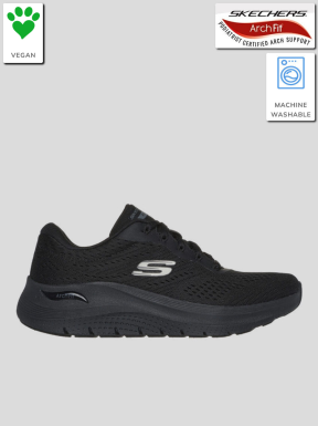 SKECHERS Mujer ARCH FIT 2.0 - Big League NEGRO