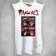 Camiseta Mujer LaSAL Ramones BLANCO