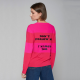 Jersey VILAGALLO Frase Lost FUCSIA/ROJO