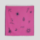 Foulard Lana VILAGALLO Tattoo Jacq ROSA