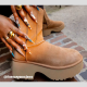 Botas UGG ClassicTwinSeamNewHeightsCAMEL