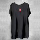 Camiseta Larga de Mujer LaSAL Hope NEGRO