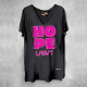 Camiseta Larga de Mujer LaSAL Hope NEGRO