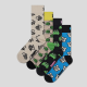 HAPPY SOCKS 4 Pack Happy Animals 36/40