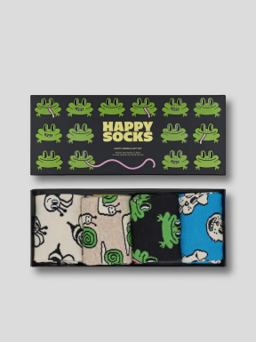 HAPPY SOCKS 4 Pack Happy Animals 36/40