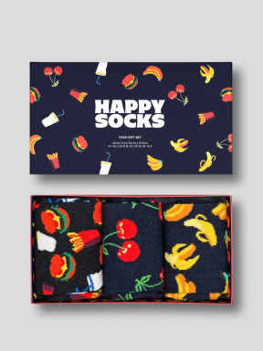 HAPPY SOCKS 3 Pack Food Socks 36/40