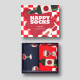 HAPPY SOCKS 2 Pack Wine Gift Set 36/40