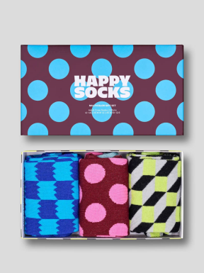 HAPPY SOCKS 3 Pack Multicolor Socks 36/40