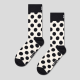 HAPPY SOCKS 3-Pack Black And White 36/40