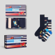 HAPPY SOCKS 3-Pack Navy Gift Set 36/40