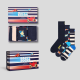 HAPPY SOCKS 3-Pack Navy Gift Set 41/46