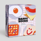 HAPPY SOCKS 4-Pack Breakfast 36/40