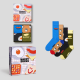 HAPPY SOCKS 4-Pack Breakfast 36/40