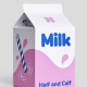 HAPPY SOCKS 4-Pack Milk Carton 36/40