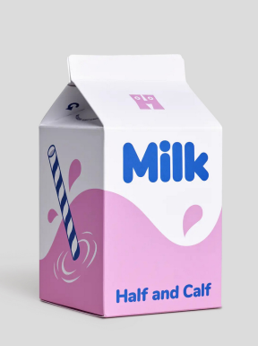 HAPPY SOCKS 4-Pack Milk Carton 36/40