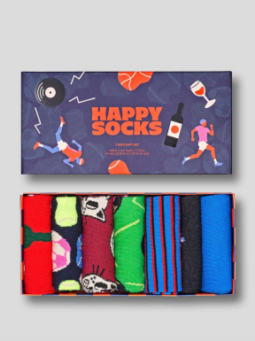 HAPPY SOCKS 7-Pack 7 Days Gift Set 41/46