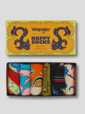 HAPPY SOCKS 6-Pack WRANGLER Rodeo 36/40