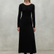 Vestido Largo ECOALF Irisn Tencel NEGRO