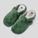 Zapatilla Hebilla URSUS Pelo VERDE JADE