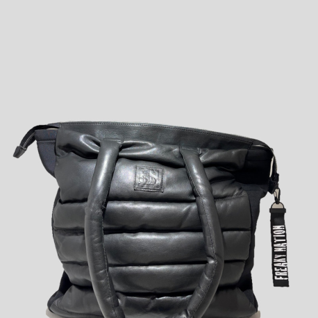 Bolso FREAKY NATION Piel Combi NEGRO