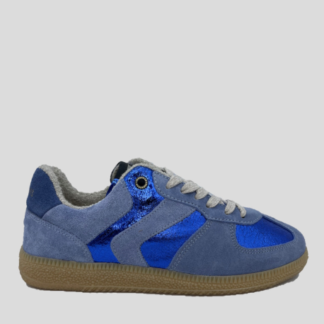 Deportiva Sora VERBENAS Cracked AZUL