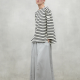 Sudadera Sailor ECOALF Rayas MARINO