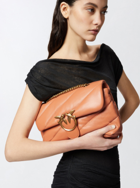 Bolso LovePuffClassic PINKO Oro NARANJAB
