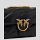 Bolso Love Puff Mini PINKO Oro NEGRO