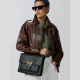 Bolso Love One Soft Big PINKO Oro NEGRO