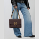 Bolso LoveOneSoftBig PINKO Oro BERENJENA