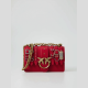 Bolso LoveOne Mini PINKO CorreasPielROJO