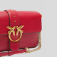 BolsoLoveOnePINKOClassicSlouchyPielROJO