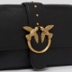 BolsoLoveOnePINKOClassicSlouchyPielNEGRO