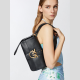BolsoLoveOnePINKOClassicSlouchyPielNEGRO