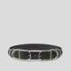 Cinturón Hippolita PINKO 4cm Piel NEGRO