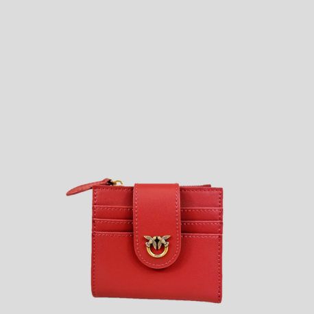Cartera Multifunción PINKO Piel ROJO