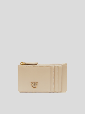 Tarjetero Cremallera PINKO Airone BEIGE