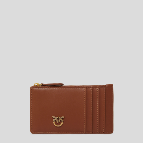 Tarjetero Cremallera PINKO Airone CHOCO