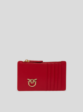 Tarjetero Cremallera PINKO Airone ROJO