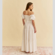 Vestido Bordado JAASE Claudette BLANCO