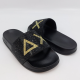 Chanclas Mujer SUN68 Logo Strass NEGRO