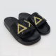 Chanclas Mujer SUN68 Logo Strass NEGRO