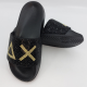Chanclas Mujer SUN68 Logo Strass NEGRO