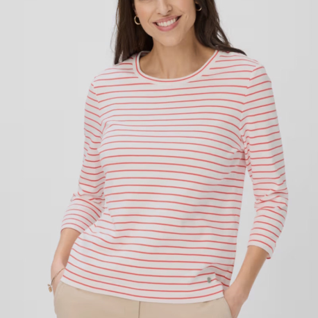 Camiseta Cira BRAX Rayas ROJO y BLANCO